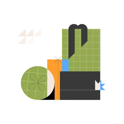 Geometric Presents Illustration