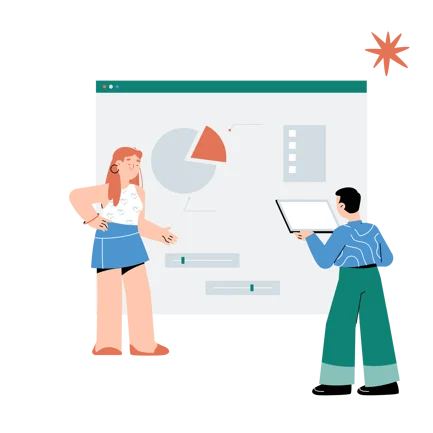 Office Presentation Flat Illustration