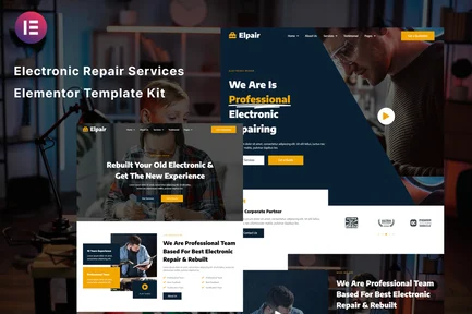 Preview: Elpair - Electronic Repair Services Elementor Template Kit