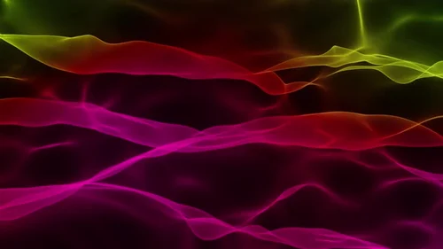 Colorful particle wave animated abstract or fabric background