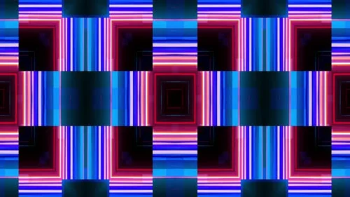Geometric neon line pattern background