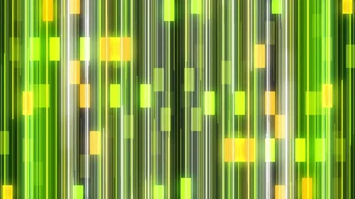 Abstract Green colorful glowing line technology background