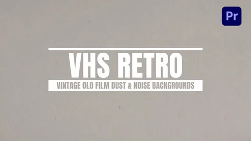 Vintage Old Film Dust & Noise Backgrounds For Premiere Pro