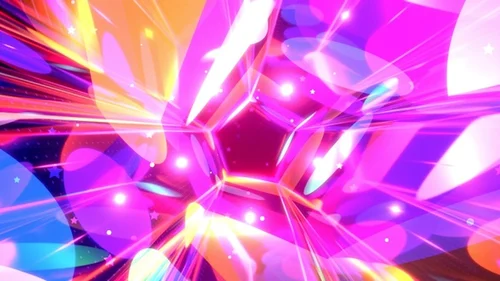 Abstract Colorful Tunnel