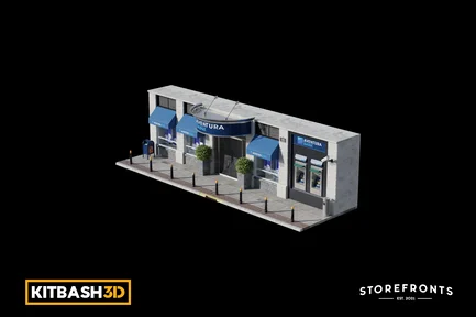 Preview: Kitbash: Storefronts - Aventura Bank