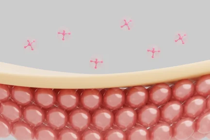 Preview: Skin cells and molecular structure 3D Icon