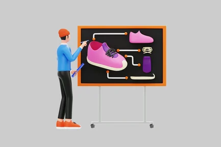 Preview: Shoe design process breakdown